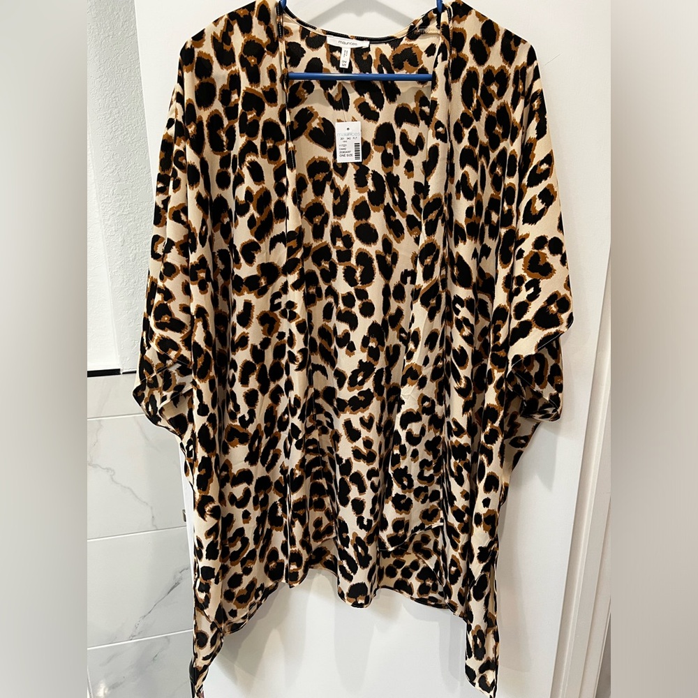 Animal print Kimono